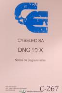 Cybelec-Cybelec SA DNC 10X, Notice de Programmation, French Programming Manual Year 1991-DNC 10X-01